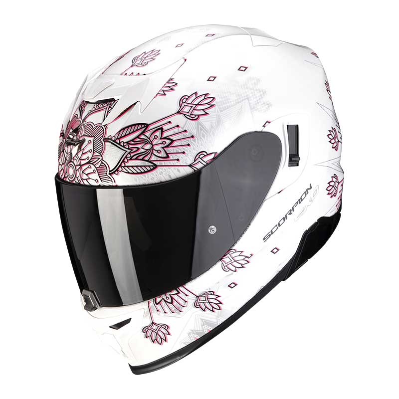 Casco Scorpion Exo EXO-520 Air Tina Negro Mate/Plata Mujer Integral