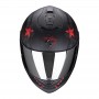 CASCO SCORPION EXO 1400 AIR ASIO NEGRO MATE Y ROJO