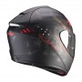 CASCO SCORPION EXO 1400 AIR ASIO NEGRO MATE Y ROJO