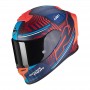 CASCO SCORPION EXO R1 AIR  VICTORY AZUL MATE Y ROJO