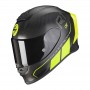 CASCO SCORPION EXO R1 AIR CARBON CORPUS II NEGRO Y AMARILLO