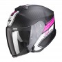 CASCO SCORPION EXO S1 CROSS-VILLE NEGRO Y ROSA