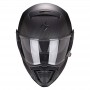 CASCO SCORPION EXO HX1 HOSTIUM NEGRO MATE Y PLATA