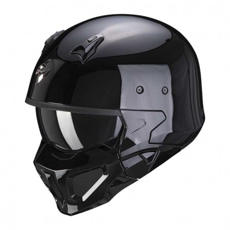 CASCO SCORPION COVERT-X SOLID NEGRO