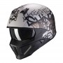 CASCO SCORPION COVERT-X WALL PLATA Y NEGRO MATE