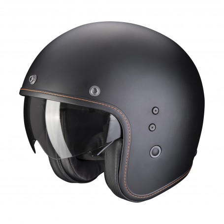 CASCO SCORPION BELFAST EVO SOLID NEGRO MATE