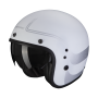 CASCO SCORPION BELFAST EVO SOUL BLANCO MATE ARGENTO