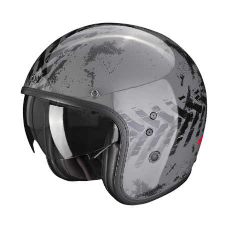 CASCO SCORPION BELFAST EVO NEVADA GRIS NEGRO