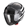 CASCO SCORPION EXO CITY II BEE NEGRO BLANCO