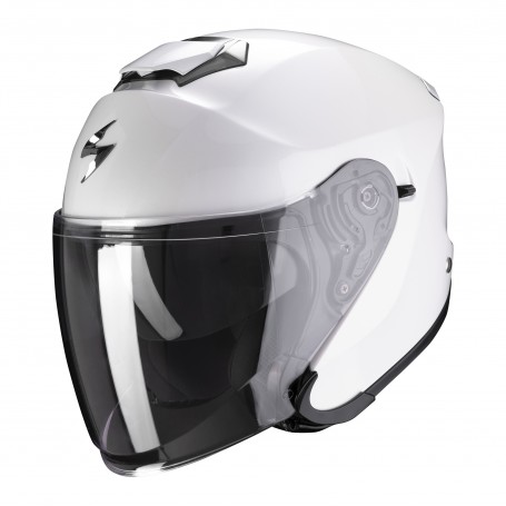 CASCO SCORPION EXO S1 SOLID BLANCO PERLA