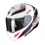 CASCO SCORPION EXO 930 NAVIG BLANCO NEGRO ROJO