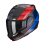 CASCO SCORPION EXO TECH EVO CARBON GENUS NEGRO AZUL ROJO