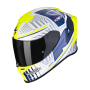 CASCO SCORPION EXO R1 EVO AIR VICTORY BLANCO AZUL