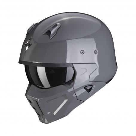 CASCO SCORPION COVERT X SOLID GRIS CEMENTO