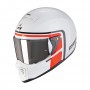 CASCO SCORPION EXO HX1 NOSTALGIA BLANCO ROJO NEGRO