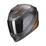 CASCO SCORPION EXO 1400 EVO CARBON AIR KYDRA NEGRO MATE NARANJA