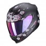 CASCO SCORPION EXO 520 AIR TINA NEGRO MATE PLATA