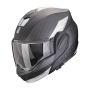 CASCO SCORPION EXO TECH EVO TEAM NEGRO MATE PLATA