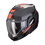 CASCO SCORPION EXO TECH EVO CARBON ROVER NEGRO ROJO