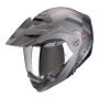 CASCO SCORPION ADX 2 GALANE NEGRO MATE PLATA