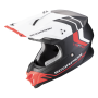 CASCO SCORPION VX 16 EVO AIR FUSION NEGRO MATE ROJO