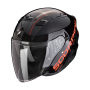 CASCO SCORPION EXO 230 QR NEGRO ROJO