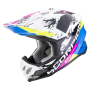 CASCO SCORPION VX 22 AIR CX BLANCO NEGRO AZUL