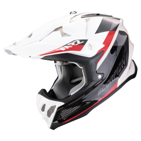 CASCO SCORPION VX 22 AIR BETA NEGRO ROJO BLANCO