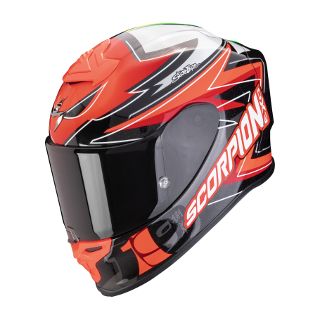 CASCO SCORPION EXO R1 EVO AIR ALVARO ROJO