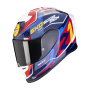 CASCO SCORPION EXO R1 EVO AIR COUP AZUL ROJO AMARILLO