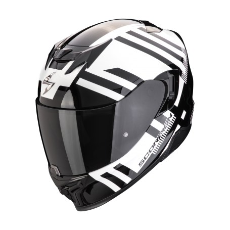 CASCO SCORPION EXO 520 EVO AIR BANSHEE BLANCA PERLA NEGRO