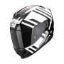 CASCO SCORPION EXO 520 EVO AIR BANSHEE BLANCA PERLA NEGRO