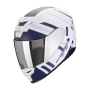 CASCO SCORPION EXO 520 EVO AIR BANSHEE BLANCO MATE AZUL PURPLE