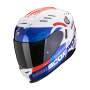 CASCO SCORPION EXO 520 EVO AIR TITAN BLANCO AZUL ROJO