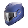 CASCO SCORPION EXO TECH EVO PRO SOLID AZUL METAL OPACO