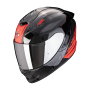 CASCO SCORPION EXO 1400 EVO 2 AIR LUMA NEGRO ROJO