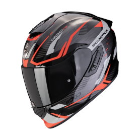 CASCO SCORPION EXO 1400 EVO 2 AIR ACCORD GRIS ROJO