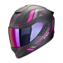 CASCO SCORPION EXO 1400 EVO 2 CARBON AIR MIRAGE NEGROATE ROSA