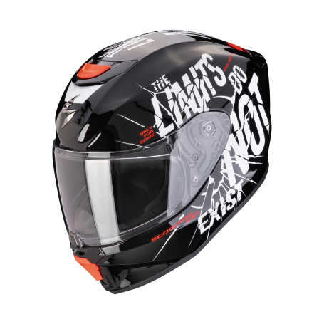 CASCO SCORPION EXO JNR BOUM NEGRO BLANCO