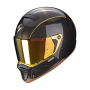 CASCO SCORPION EXO HX1 CARBON SE ORO NEGRO