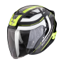 CASCO SCORPION EXO 230 PUL NEGRO AMARILLO NEON
