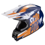 CASCO SCORPION VX 16 EVO AIR SLANTER AZUL NARANJA