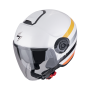 CASCO SCORPION EXO CITY II BEE BLANCO AMARILLO