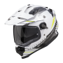 CASCO SCORPION ADF 9000 AIR FEAT BLANCO NEGRO AMARILLO NEON