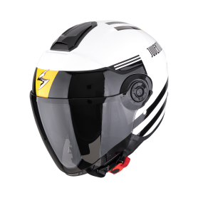 CASCO SCORPION EXO CITY II JUVENTUS BLANCO NEGRO AMARILLO