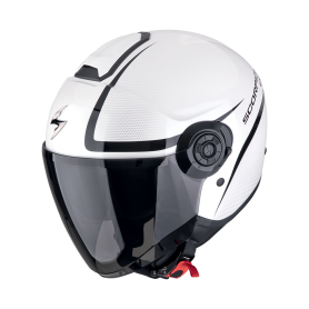 CASCO SCORPION EXO CITY II INTERCITY BLANCO NEGRO