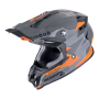 CASCO SCORPION VX 16 EVO AIR ROD GRIS NARANJA