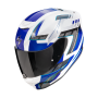 CASCO SCORPION EXO 391 CAPTOR BLANCO AZUL