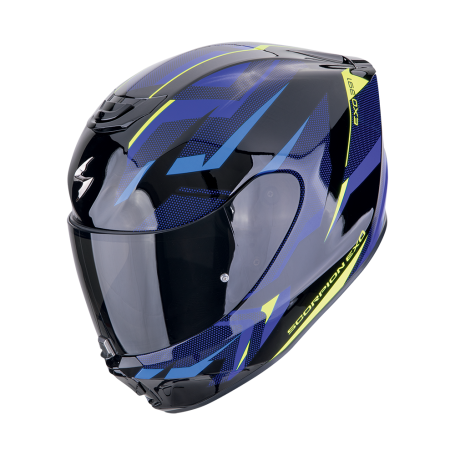 CASCO SCORPION EXO 391 AAXO NEGRO AZUL
