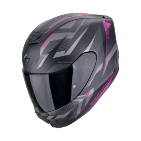 CASCO SCORPION EXO 391 AAXO NEGRO MATE ROSA